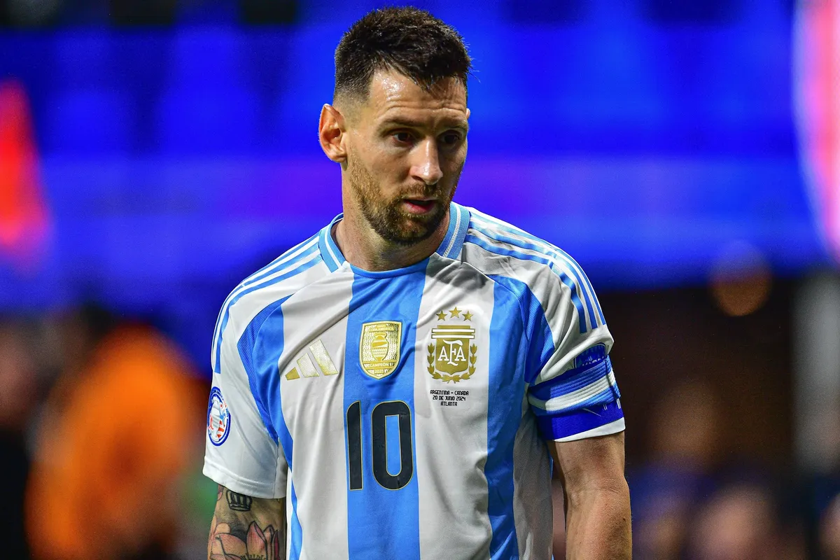 RECORD DATE NOT STATED Copa America USA 2024 Argentina vs Canada Lionel Messi of Argentina during the game between Argen