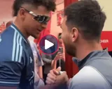 Video: Messi se saludó con un ícono de la NFL previo al partido de Inter Miami