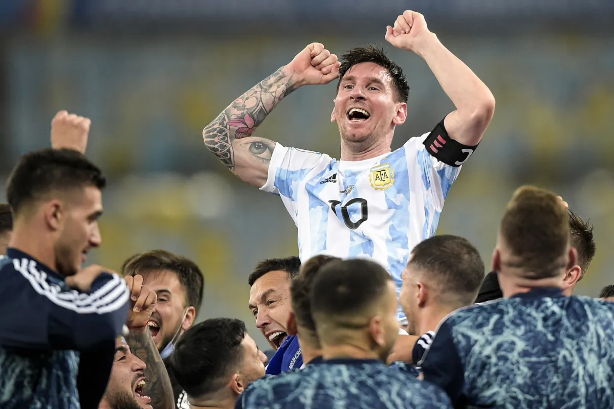 Lionel Messi en la Copa América 2021 con la Selección Argentina