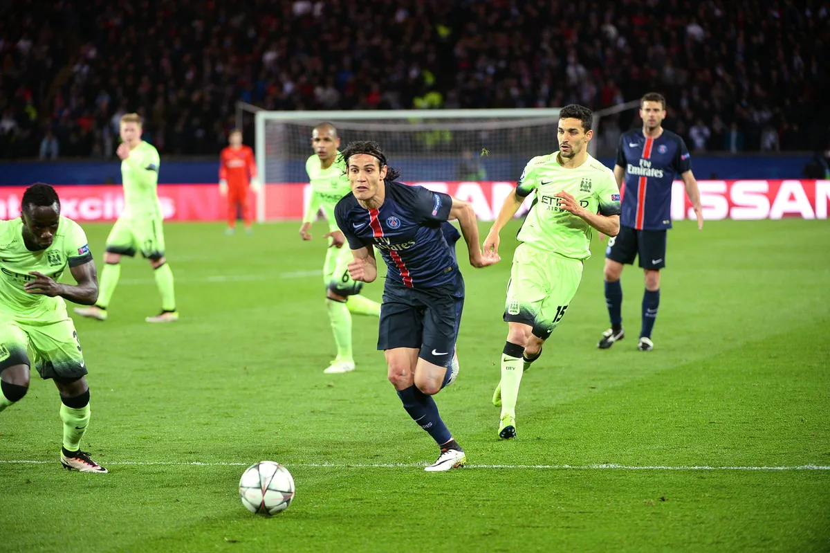 Edison Cavani. Paris Saint Germain – Manchester City, kvartsfinal i Champions League pa Parc des Princes. 2016-04-06 (c)
