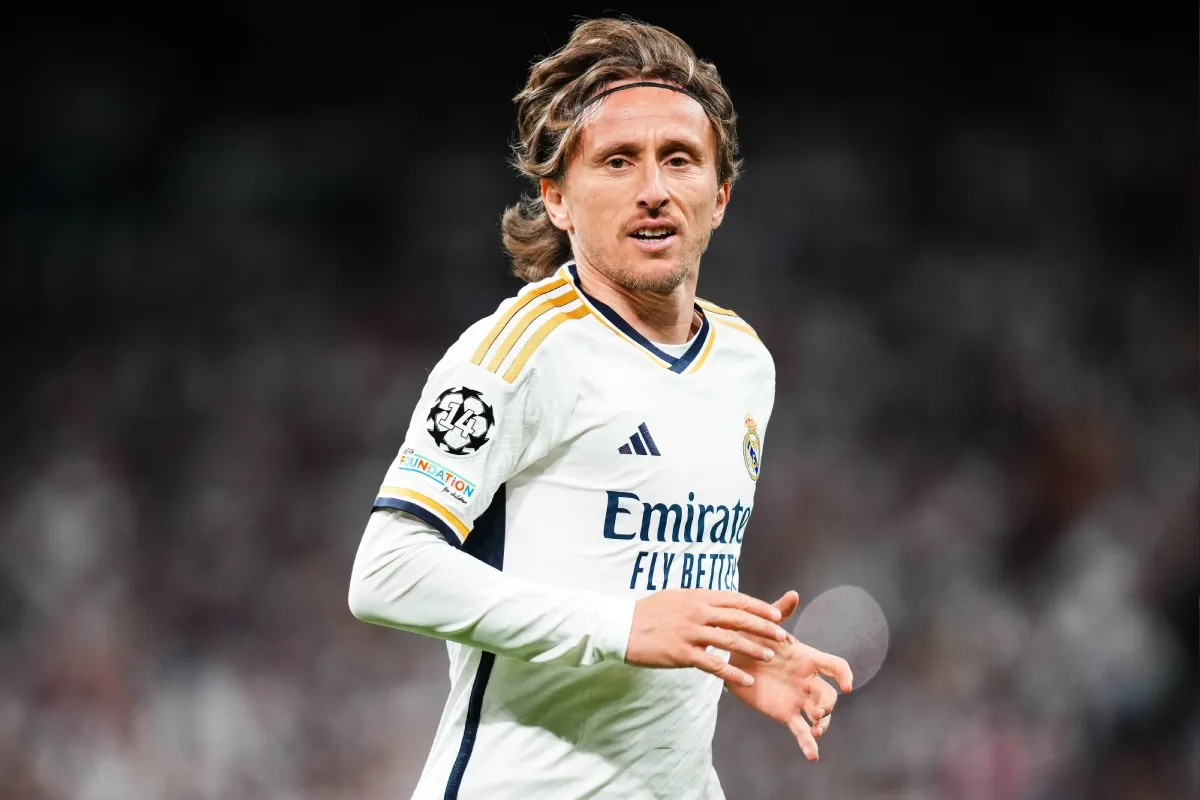Luka Modric con la camiseta de Real Madrid