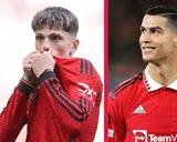 El tremendo récord de Cristiano Ronaldo que alcanzó Alejandro Garnacho tras ganar la FA Cup con Manchester United