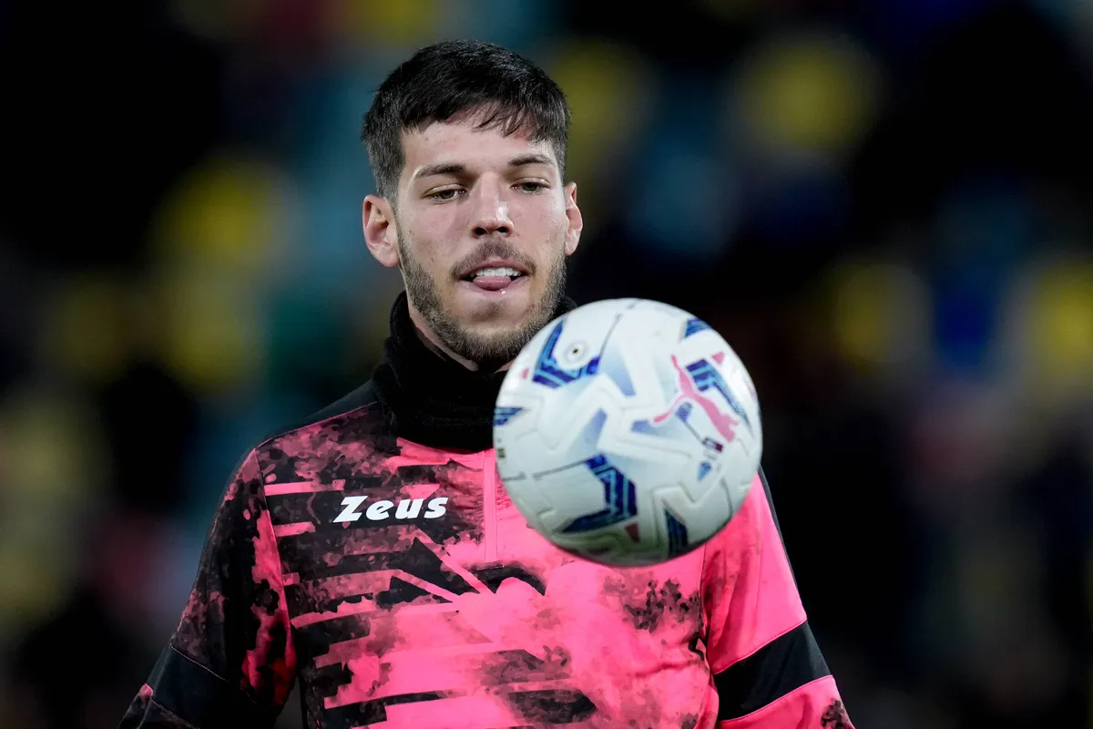 Frosinone Calcio v US Salernitana – Serie A TIM Agustin Martegani of US Salernitana looks on during the Serie A TIM matc