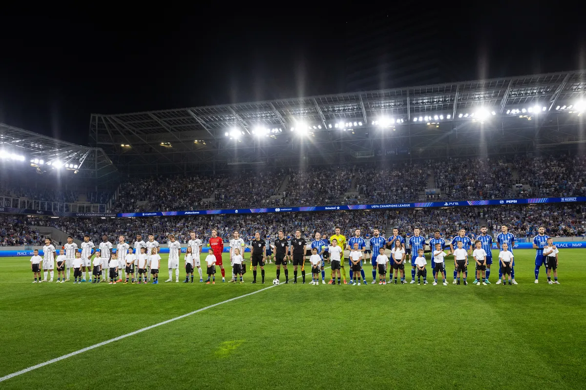SLOVAN BRATISLAVA – MIDTJYLLAND General view of the 2nd leg of play-off round of the UEFA Champions League football matc