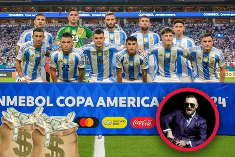 Copa América: la fortuna que apostó Conor McGregor por la Selección Argentina