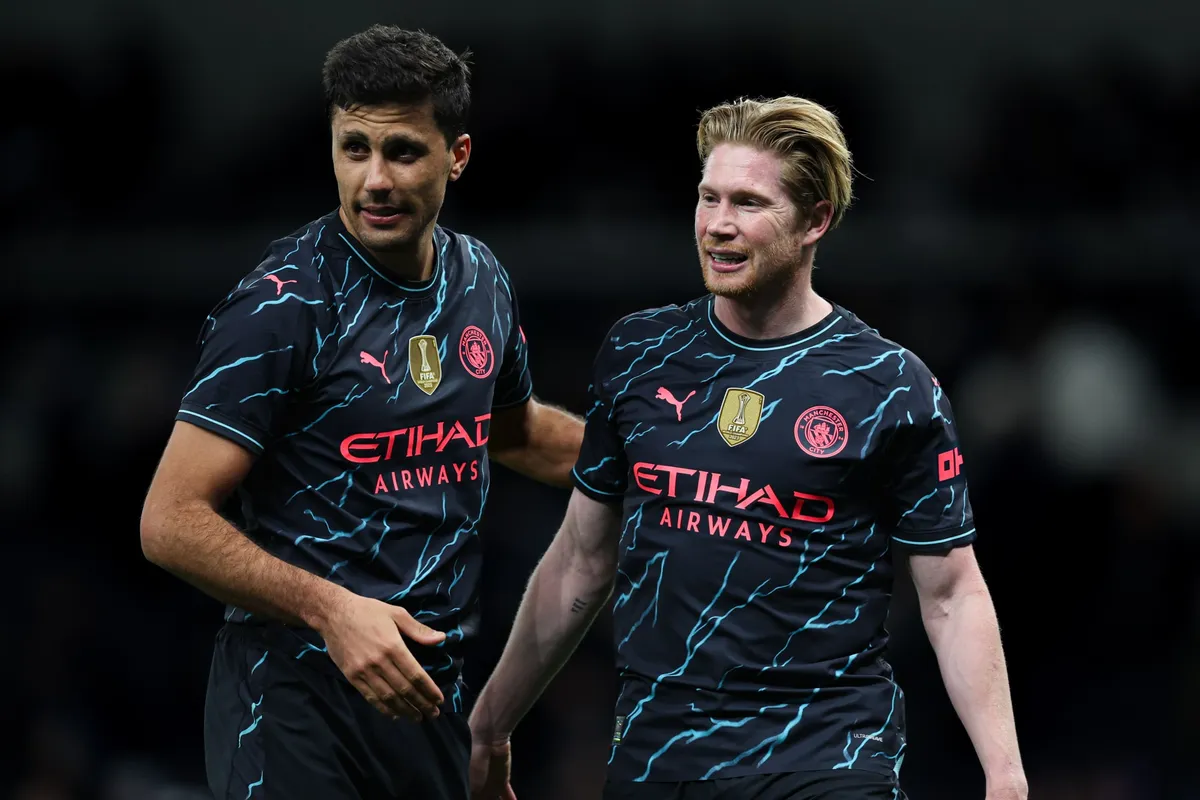 Rodri y Kevin De Bruyne, figuras de Manchester City