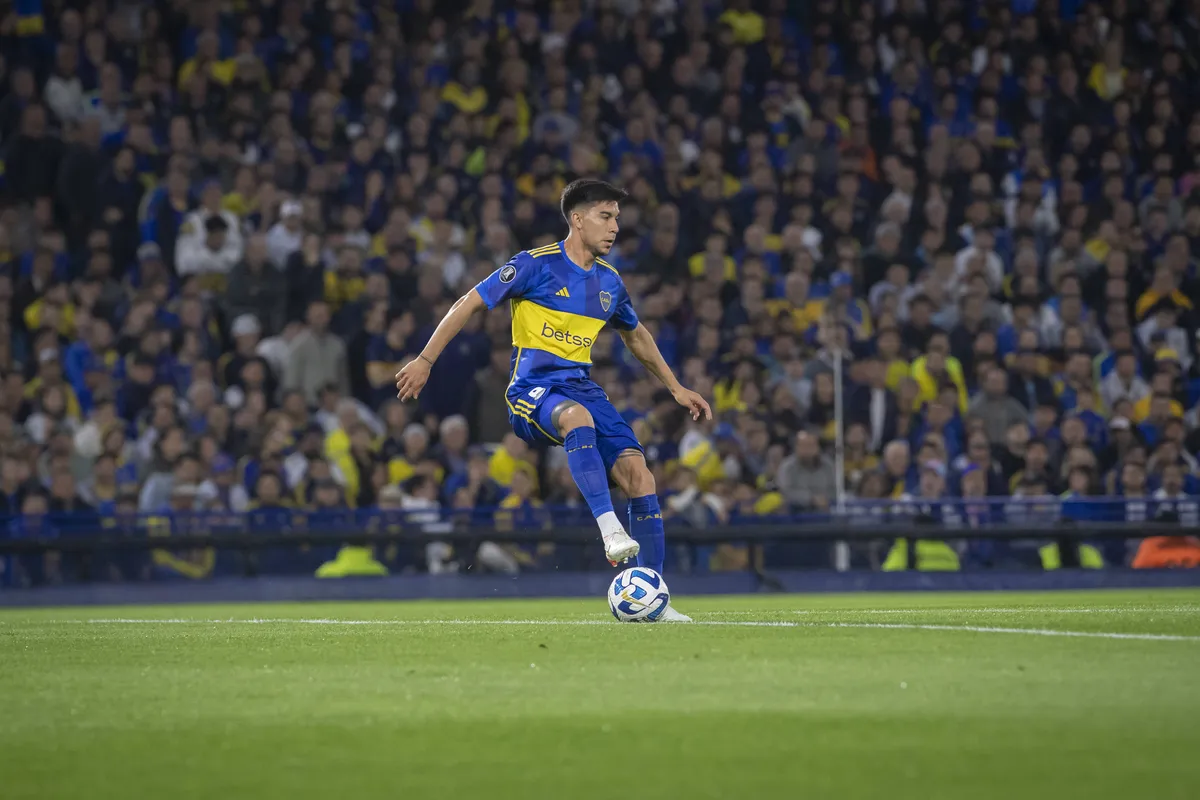 September 28, 2023, Buenos Aires, Argentina: Guillermo Fernandez of Boca Juniors in action during the Copa CONMEBOL Libe