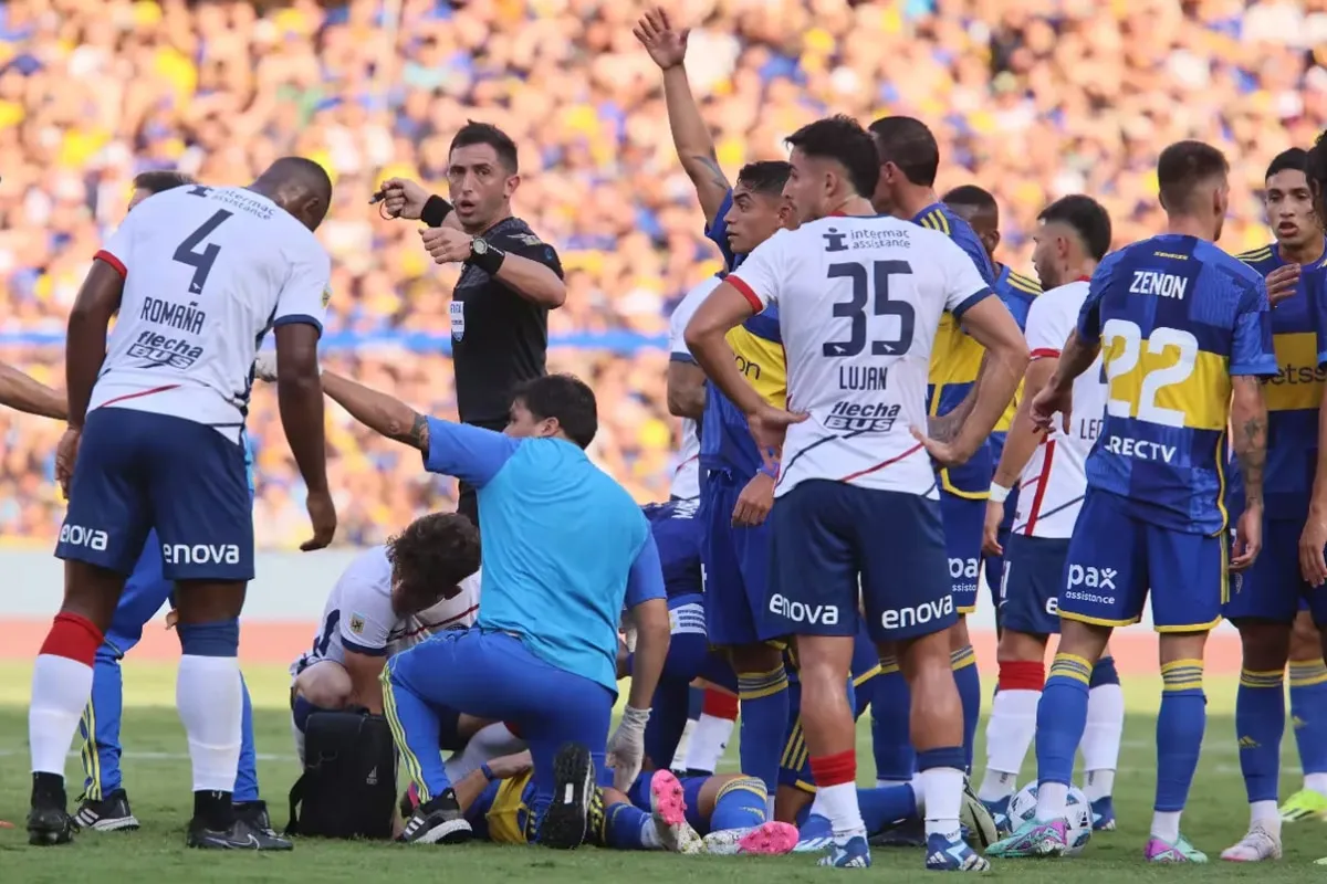 La tremenda lesión de Lucas Blondel en Boca vs San Lorenzo
