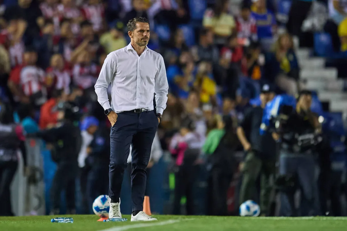 RECORD DATE NOT STATED Liga BBVA MX Apertura 2024 America vs Guadalajara Fernando Gago head coach of Guadalajara during