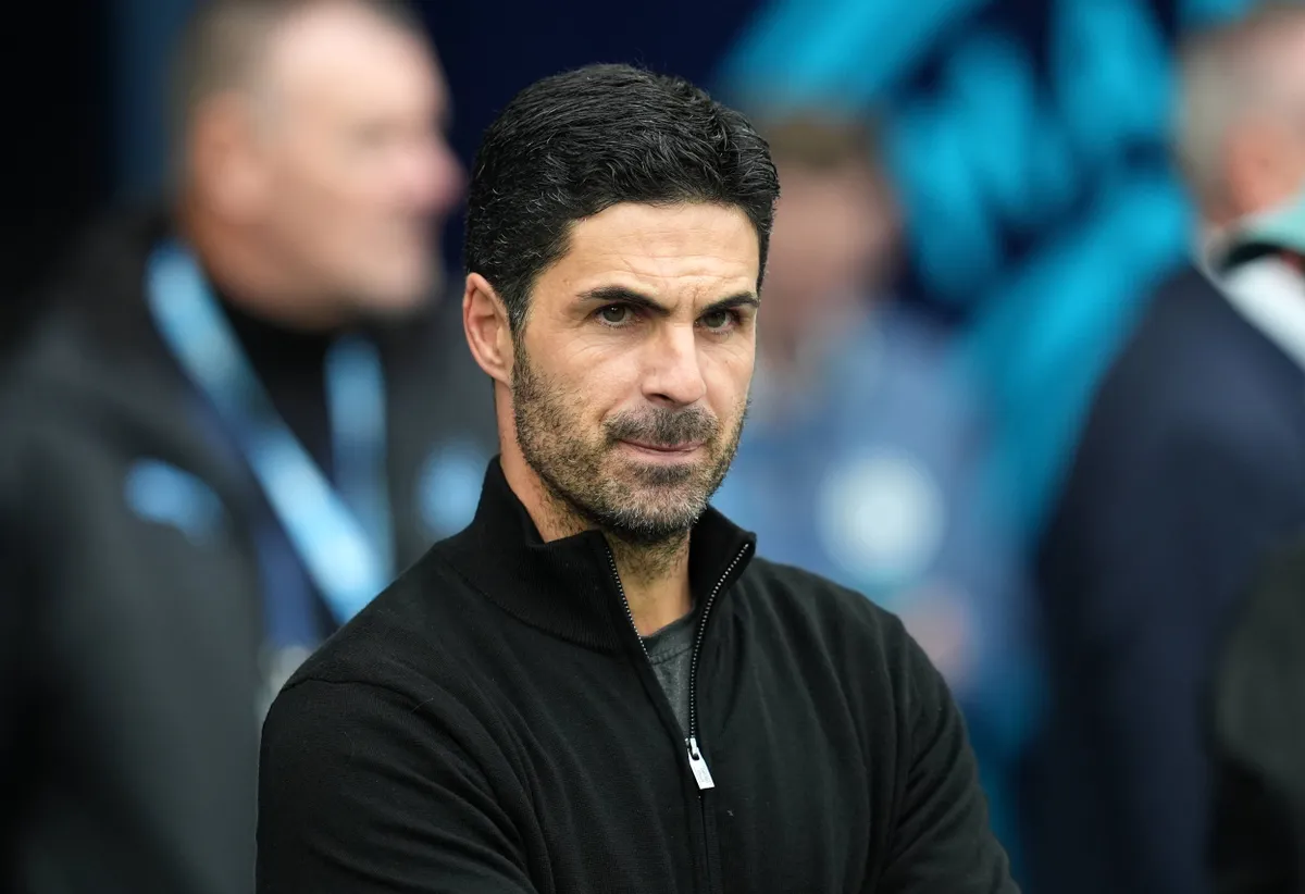 File photo dated 22/09/24 of Mikel Arteta, who supported his defensive tactics when Arsenal were reduced to 10 men durin