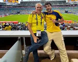 Copa América: recibió una pelota de Yatra antes de Argentina – Colombia y la regaló