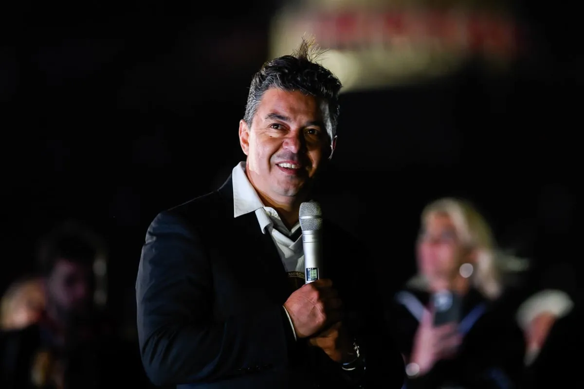 Marcelo Gallardo, emocionado tras hablar de su papá