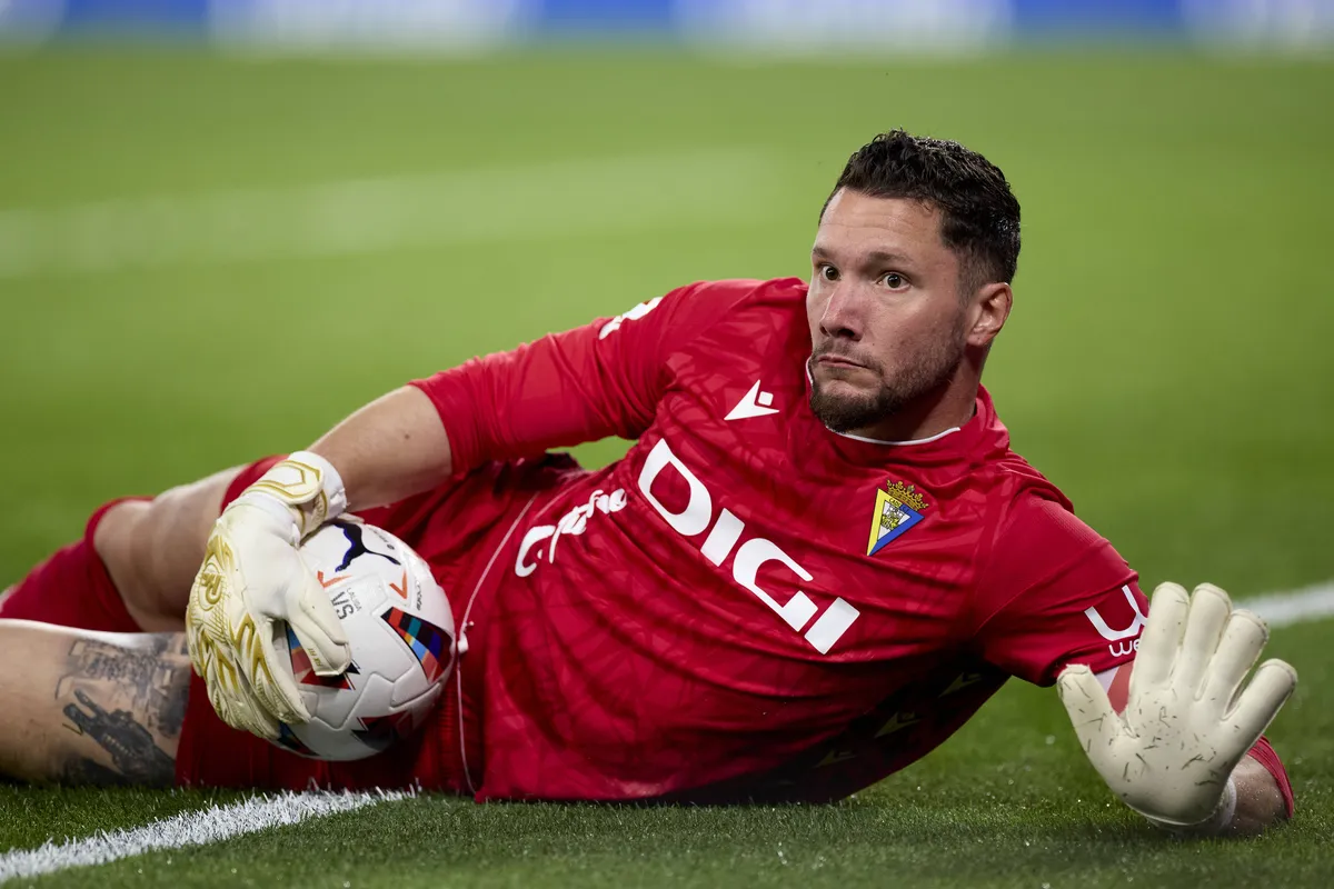 Real Sociedad v Cadiz CF – LaLiga EA Sports Jeremias Conan Ledesma of Cadiz CF reacts during the LaLiga EA Sports match