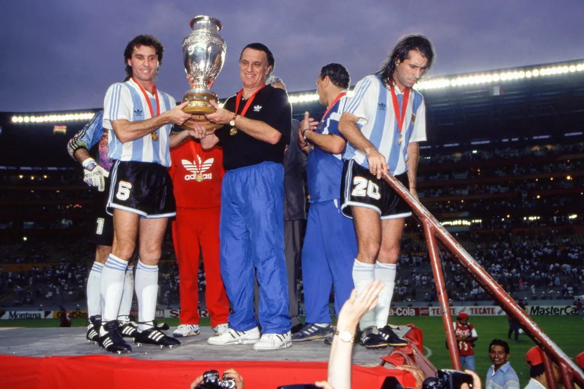 Alfio Basile, campeón de la Copa América 1993