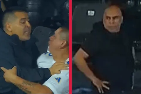 Riquelme se metió en la tribuna de Boca vs Gimnasia y estallaron los memes: “Pidan refuerzos”