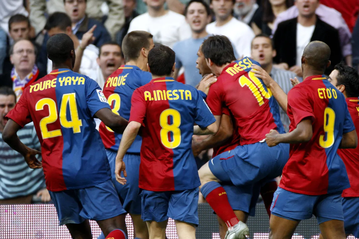 Onderwerp/Subject: FC Barcelona, Barca Primera Division Reklame: Club/Team/Country: Real Madrid – FC Barcelona Seizoen/S