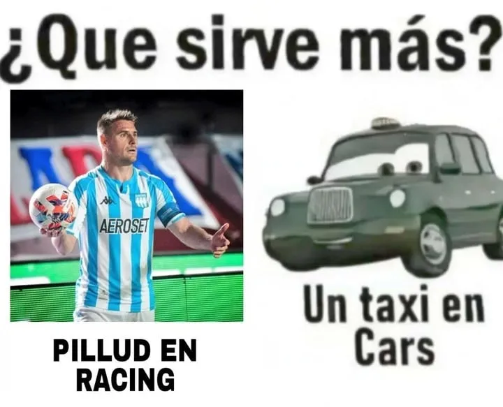 Meme de Racing