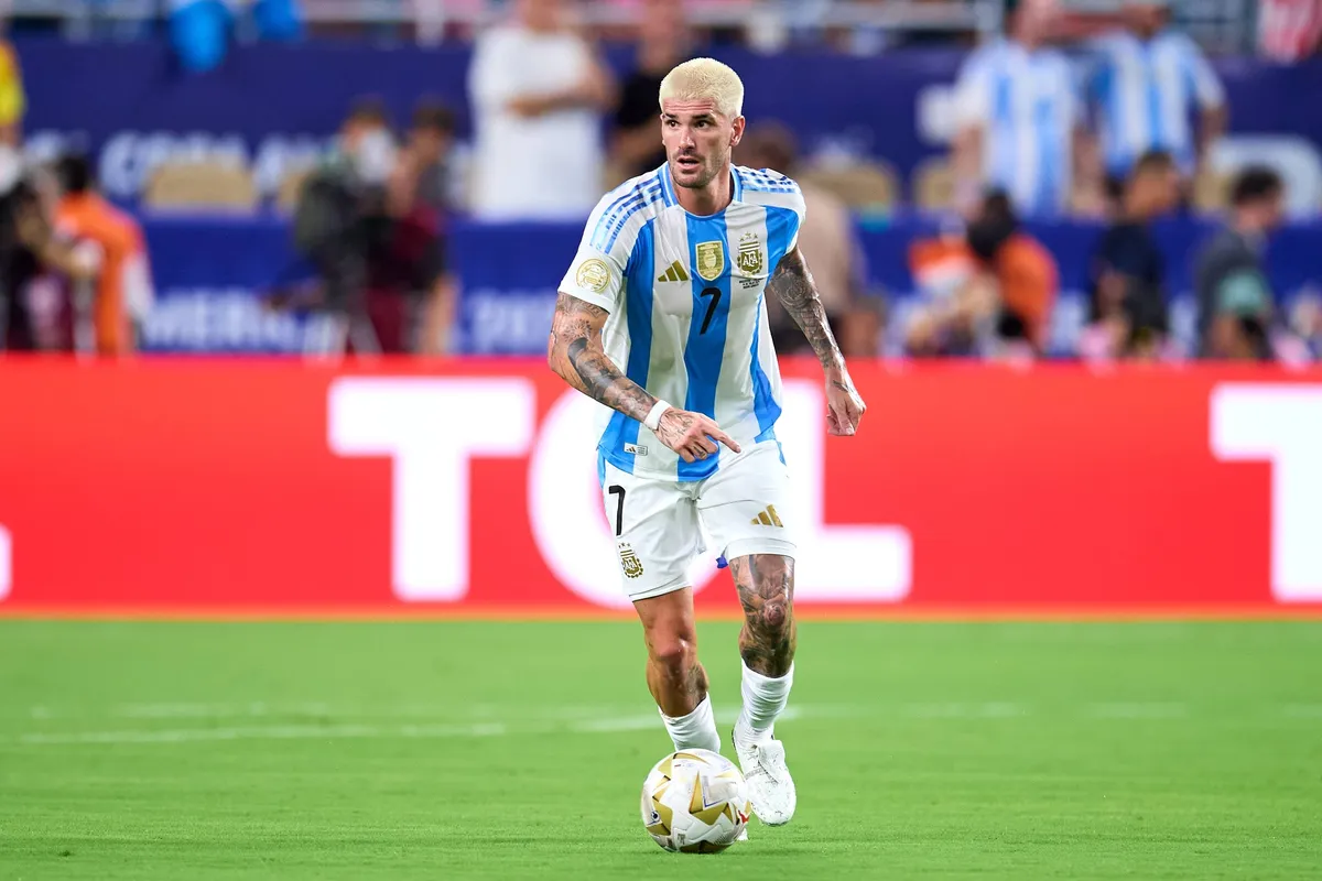 RECORD DATE NOT STATED Copa America USA 2024 Argentina 1-0 Colombia – Final Rodrigo de Paul of Argentina during Final ma