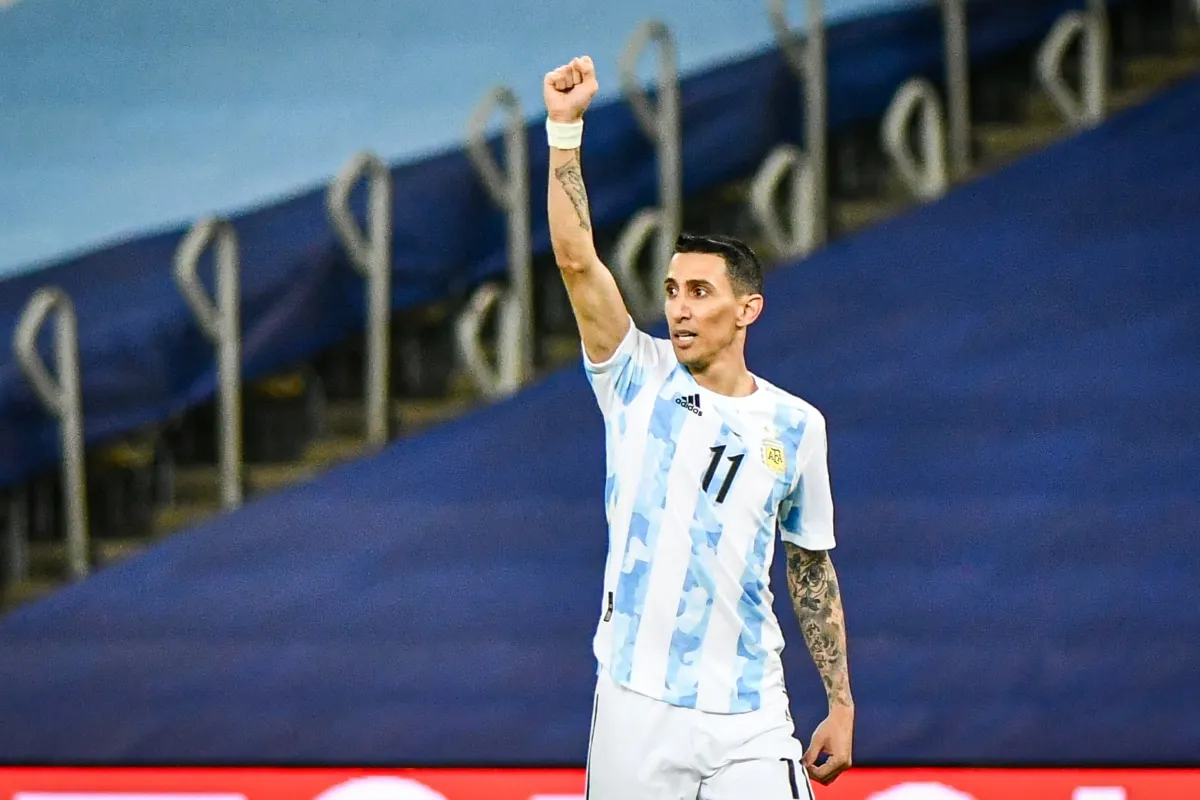 Ángel Di María en la Copa América 2021 con la Selección Argentina