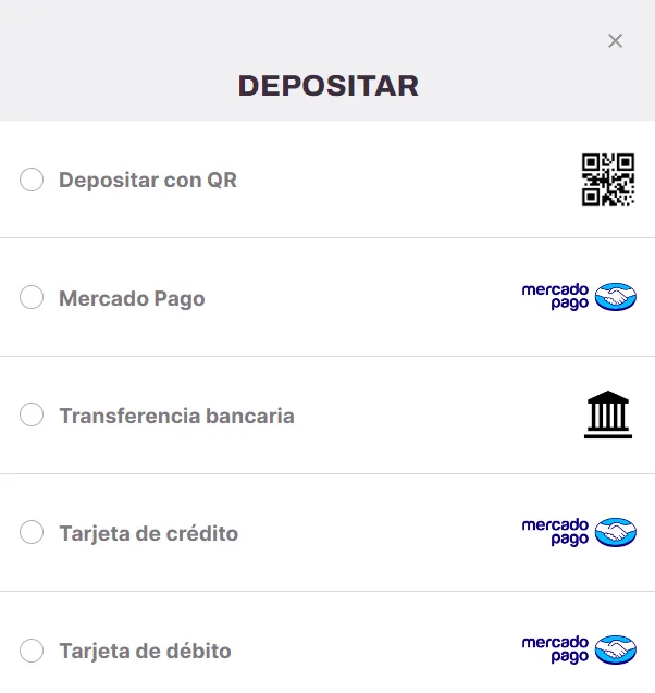 metodos de pago betwarrior argentina