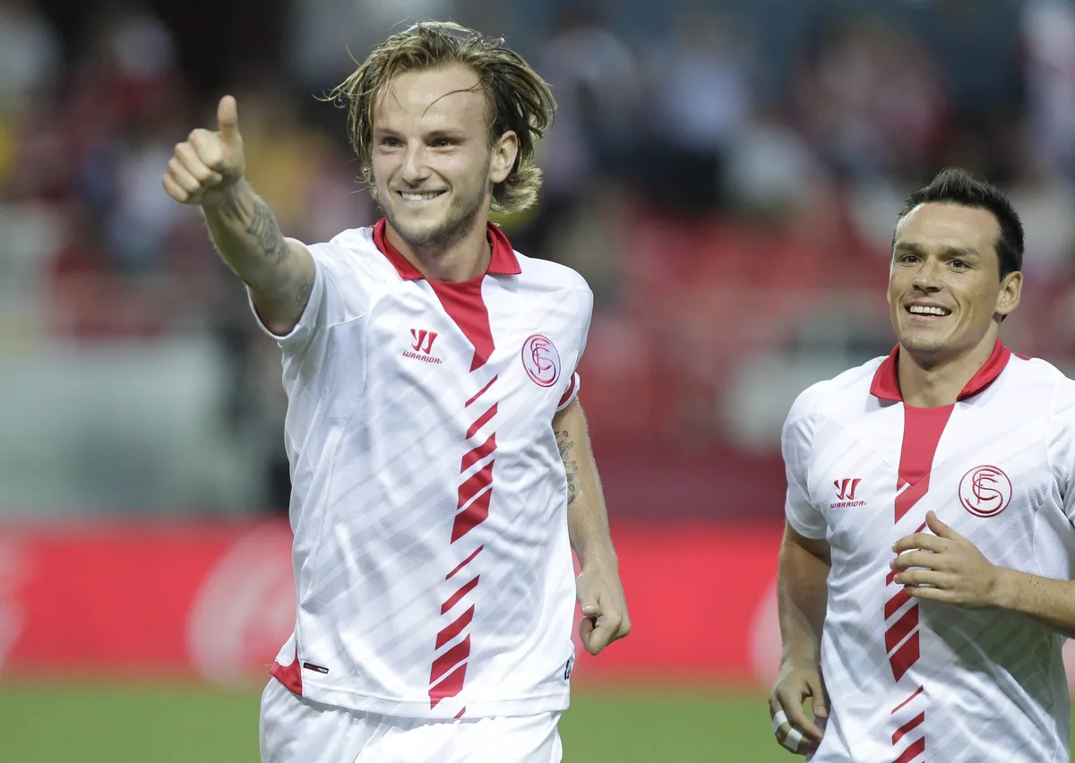 Iván Rakitic, en su primer paso por el Sevilla