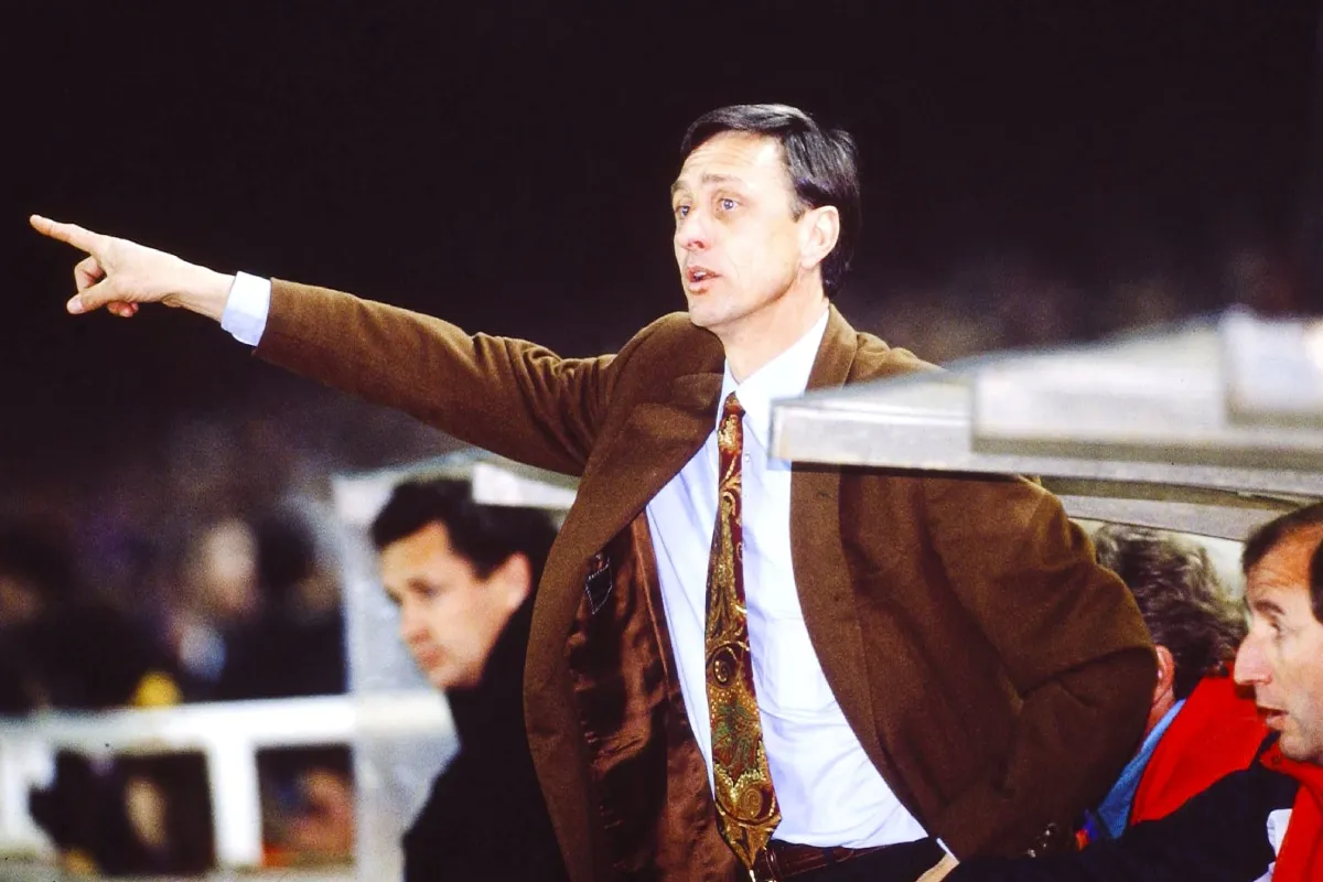Johan Cruyff, como DT de Barcelona
