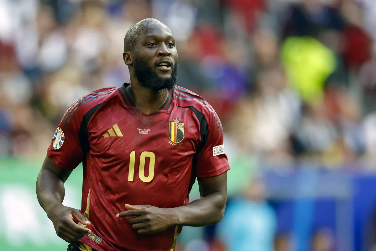 DUSSELDORF – Romelu Lukaku of Belgium during the UEFA EURO, EM, Europameisterschaft,Fussball 2024 round of 16 match betw