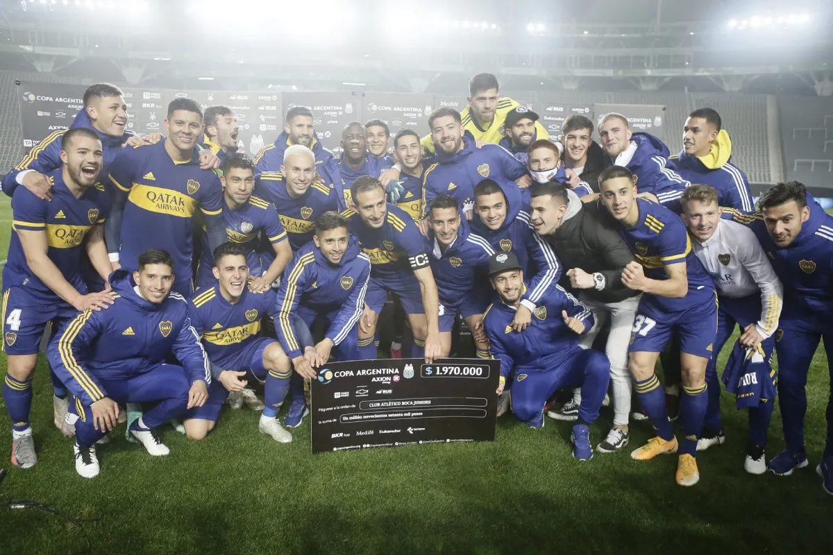 Boca festeja la eliminación a River en la Copa Argentina 2021