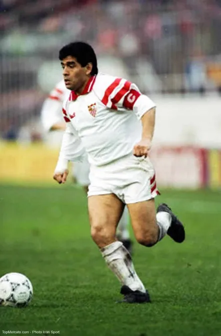 El paso de DIEGO MARADONA por SEVILLA