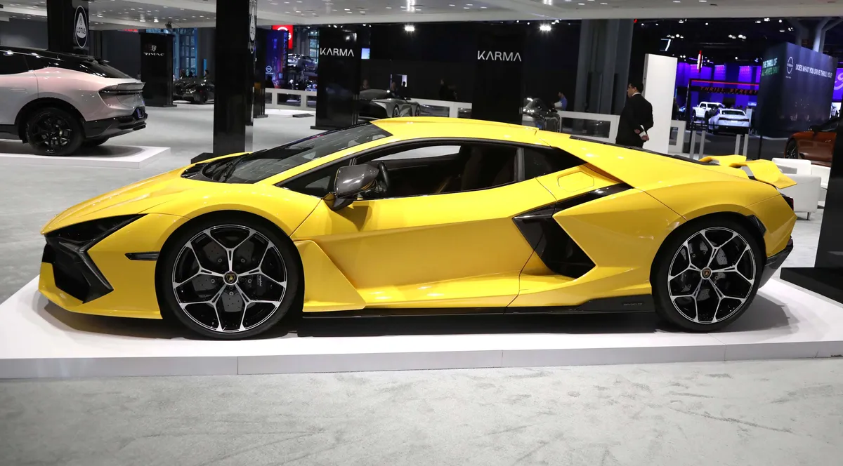 March 27, 2024, New York, New York, USA: LAMBORGHINI REVUELTO seen at the 2024 New York International Auto Show held at
