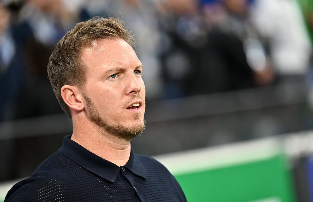 23.06.2024, xscotx, Fussball EM 2024, Schweiz – Deutschland, emspor, v.l. Trainer Julian Nagelsmann (Deutsche Fussball N