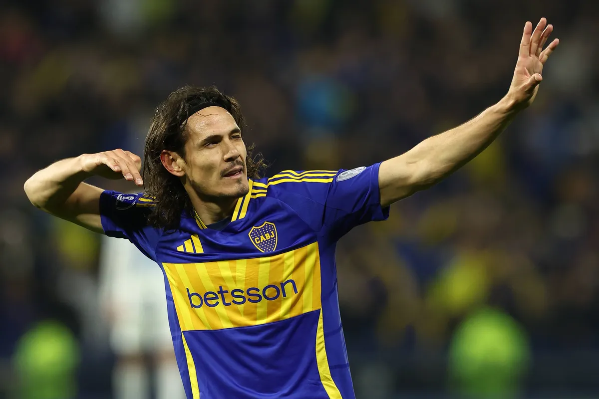 Fußball, Copa Sudamericana, Boca Juniors Buenos Aires – Cruzeiro Belo Horizonte Argentina s Boca Juniors Uruguayan forwa