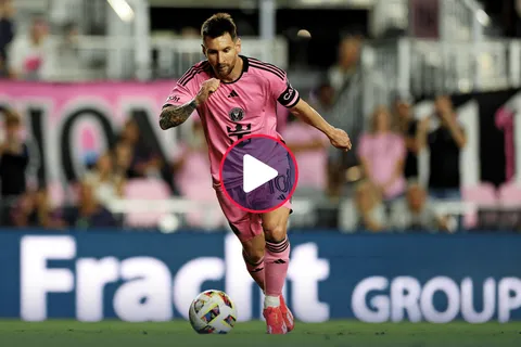 Video: el gol de Messi al regresar a Inter Miami tras su lesión