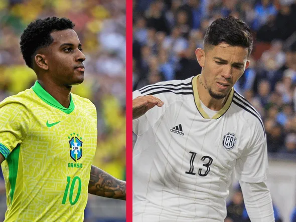 Brasil vs Costa Rica hoy: a qué hora juegan, formaciones y dónde ver en vivo