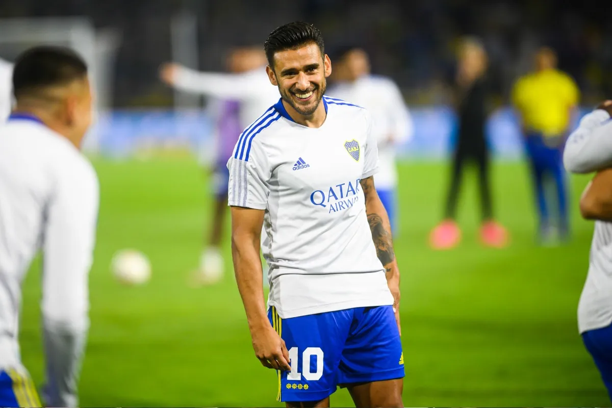 Eduardo Salvio en su etapa como jugador de Boca