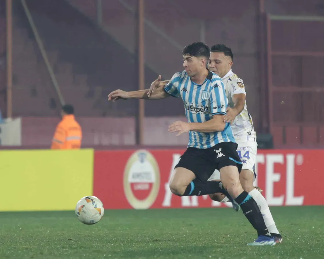 Conmebol 2024 Juan Ignacio Martin Nardoni de Racing Club durante el encuentro entre Racing Club de Argentina y Sportivo