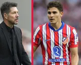 Simeone, entusiasmado con la adaptación de Julián Álvarez al Atlético Madrid: “Cada vez…”