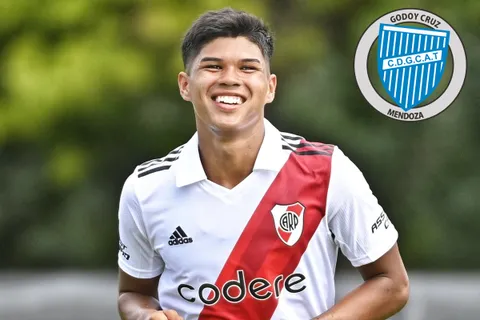 Mercado de pases: ¿cómo juega Alexis González, el delantero de River cedido a Godoy Cruz?