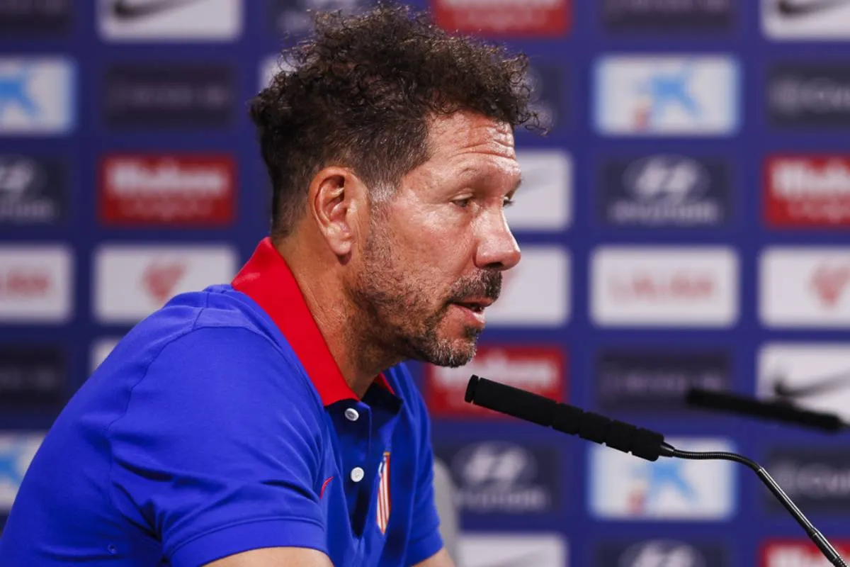 Diego Simeone aseguró que busca más fichajes para el Atleti