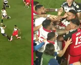 Nacional vs River: la plancha criminal sobre Aliendro que Daronco sancionó con amarilla