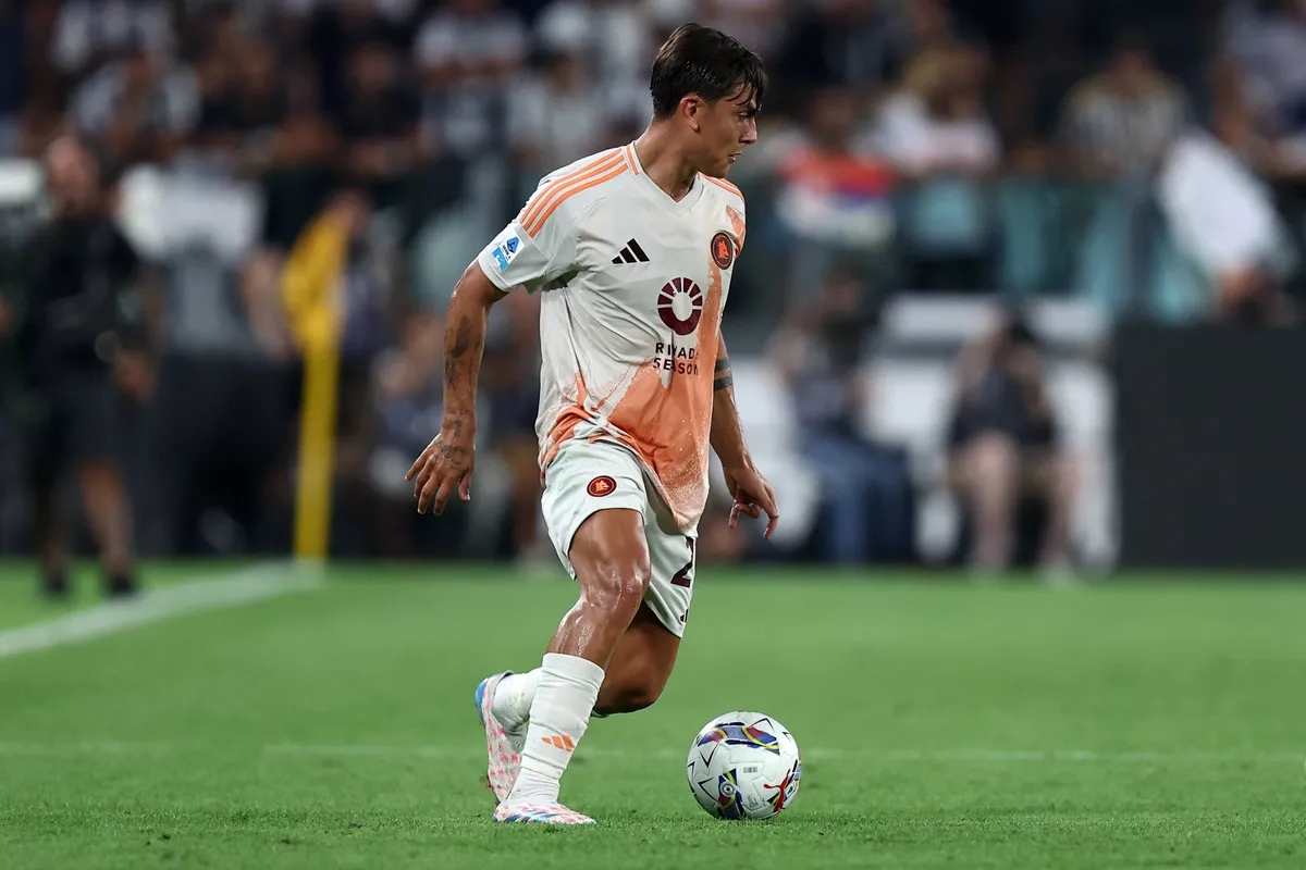 Juventus Fc – As Roma Paulo Dybala of As Roma in action during the Serie A match beetween Juventus Fc and As Roma at All