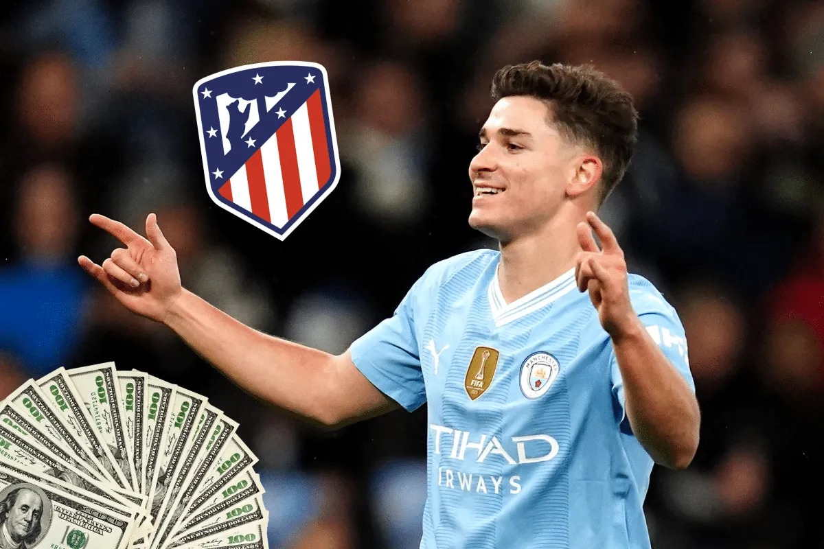 Atlético Madrid compró a Julián Álvarez desde Manchester City