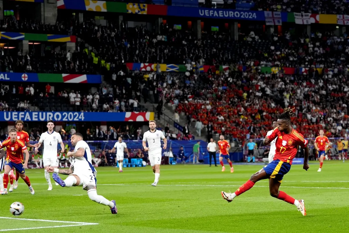 Nico Williams, autor del 1-0 de España frente a Inglaterra