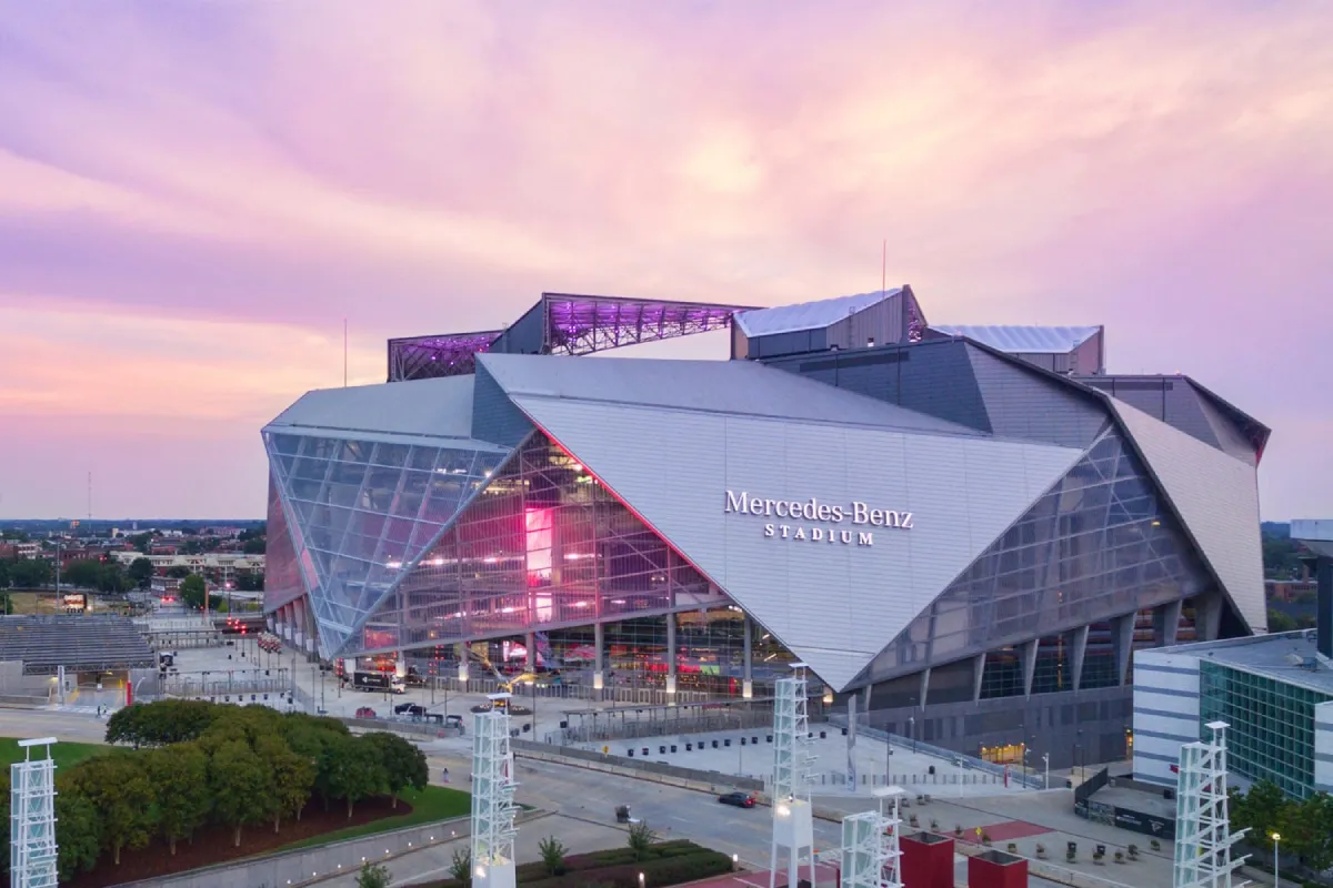 Así luce el Mercedes-Benz Stadium