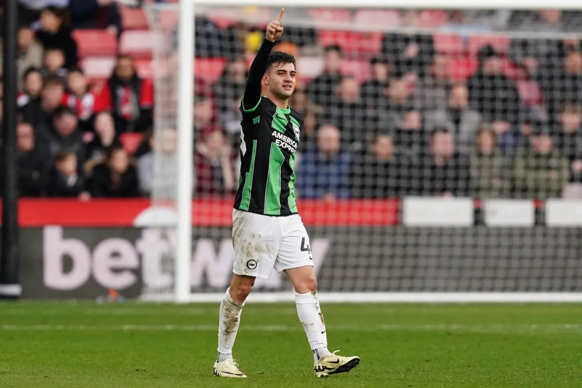 Facundo Buonanotte: sus números en Brighton