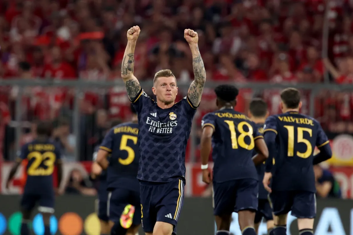 Toni Kroos con la camiseta de Real Madrid