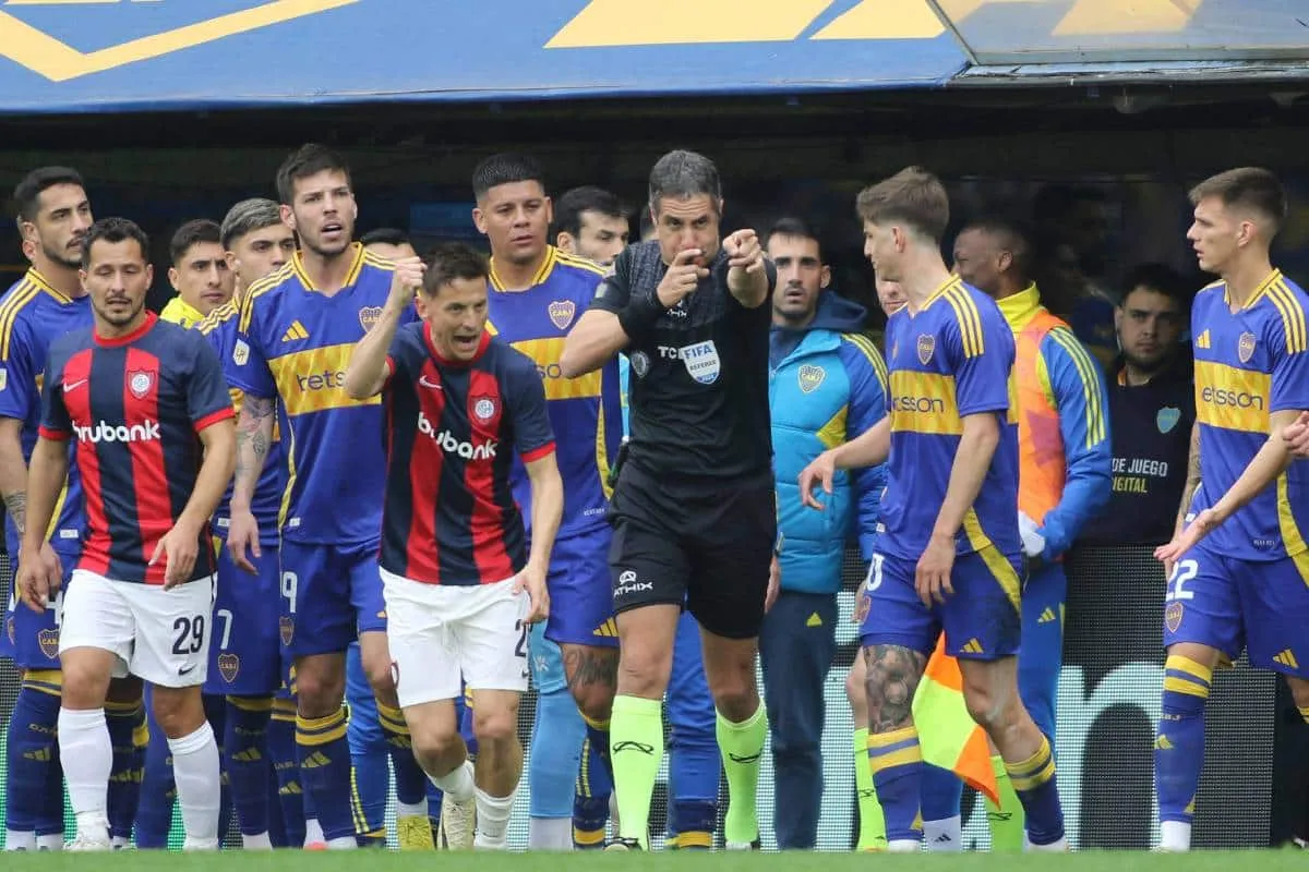 Echavarría, protagonista en el clásico entre Boca y San Lorenzo