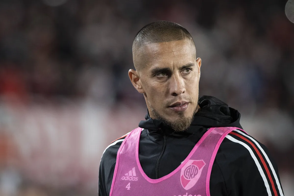 River Plate v Huracan – Copa de la Liga Profesional 2023 in Bueno Aires Argentina – 3 Nov 2023 Jonatan Maidana of River