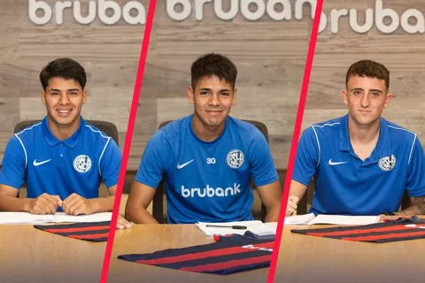 San Lorenzo abrochó el futuro de tres juveniles: quiénes son y hasta cuándo firmaron