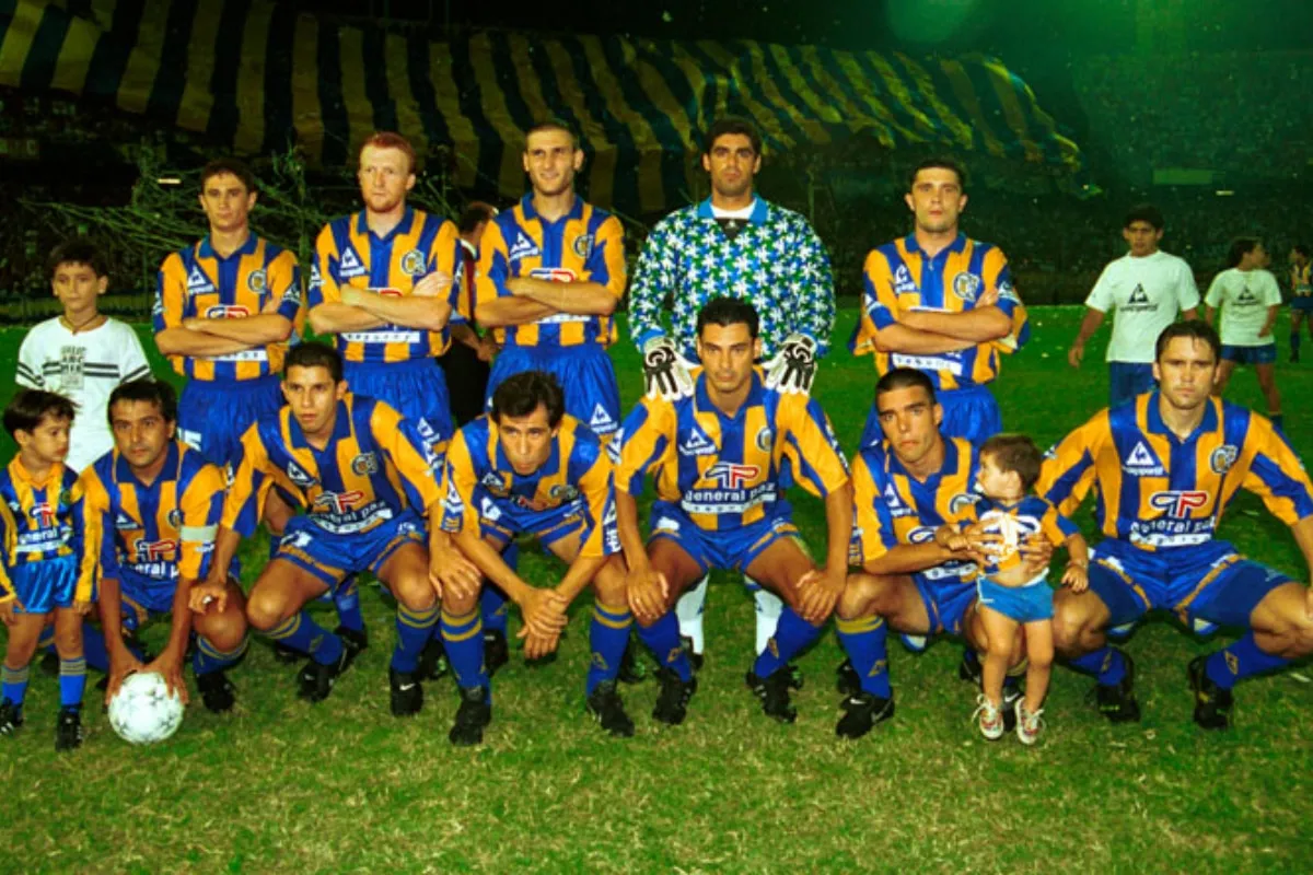 El equipo de Rosario Central que venció a Atlético Mineiro en la final de la Copa Conmebol 1995